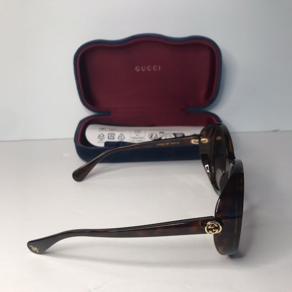 New Authentic Gucci GG0368S 002 55 Sunglasses - Picture 7 of 12